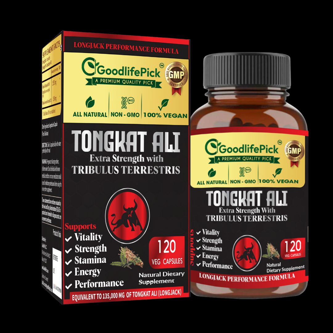 Tongkat Ali with Tribulus Terrestris. Amplified Longjack Performance Duo for Maximum Benefits