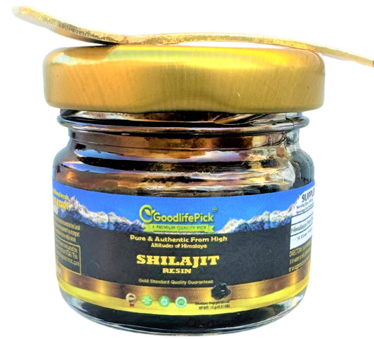 Premium Himalayan Shilajit with 77% Natural Fulvic Acid Gold Standard Pure Shilajit Resin from High Himalayan Peaks