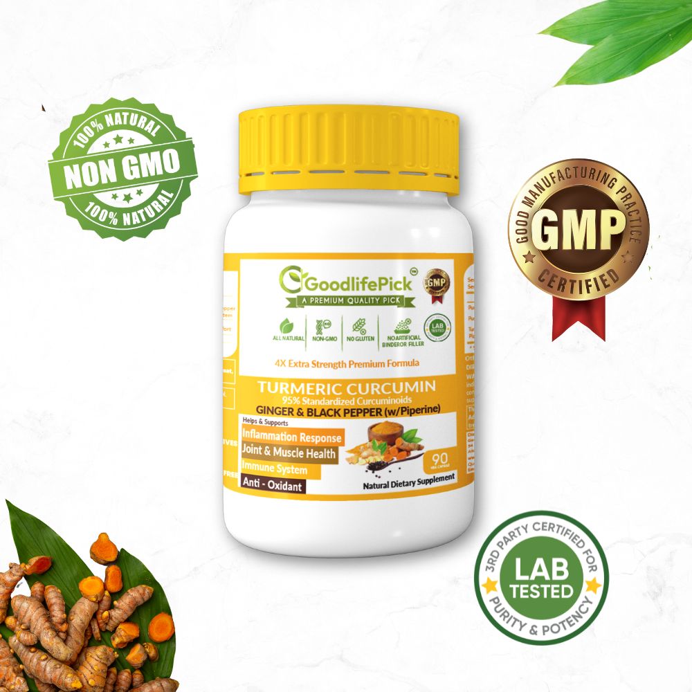 Turmeric Curcumin with Ginger, Curcuminoids & Black Pepper