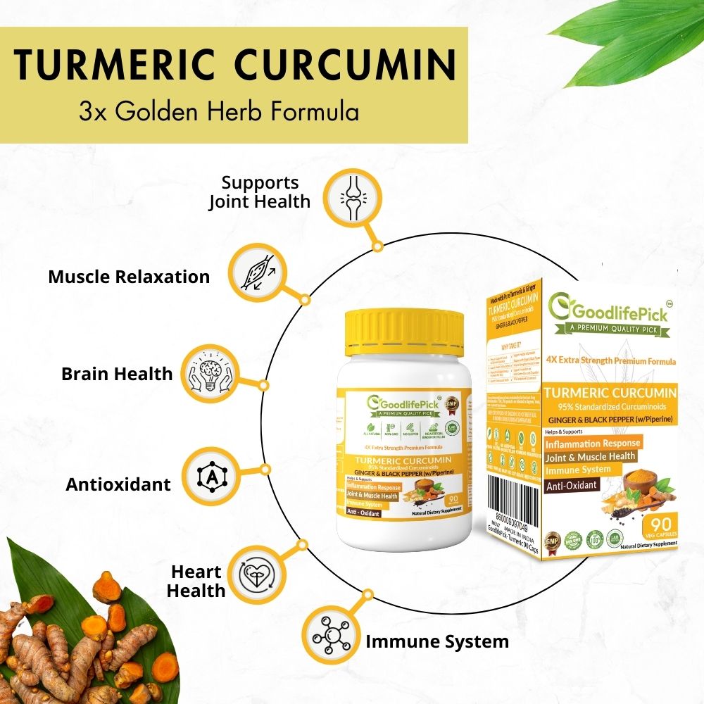 Turmeric Curcumin with Ginger, Curcuminoids & Black Pepper